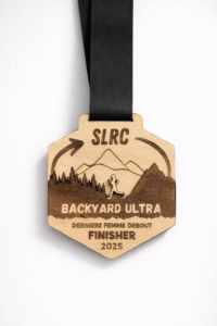 médaille de la course backyard slrc